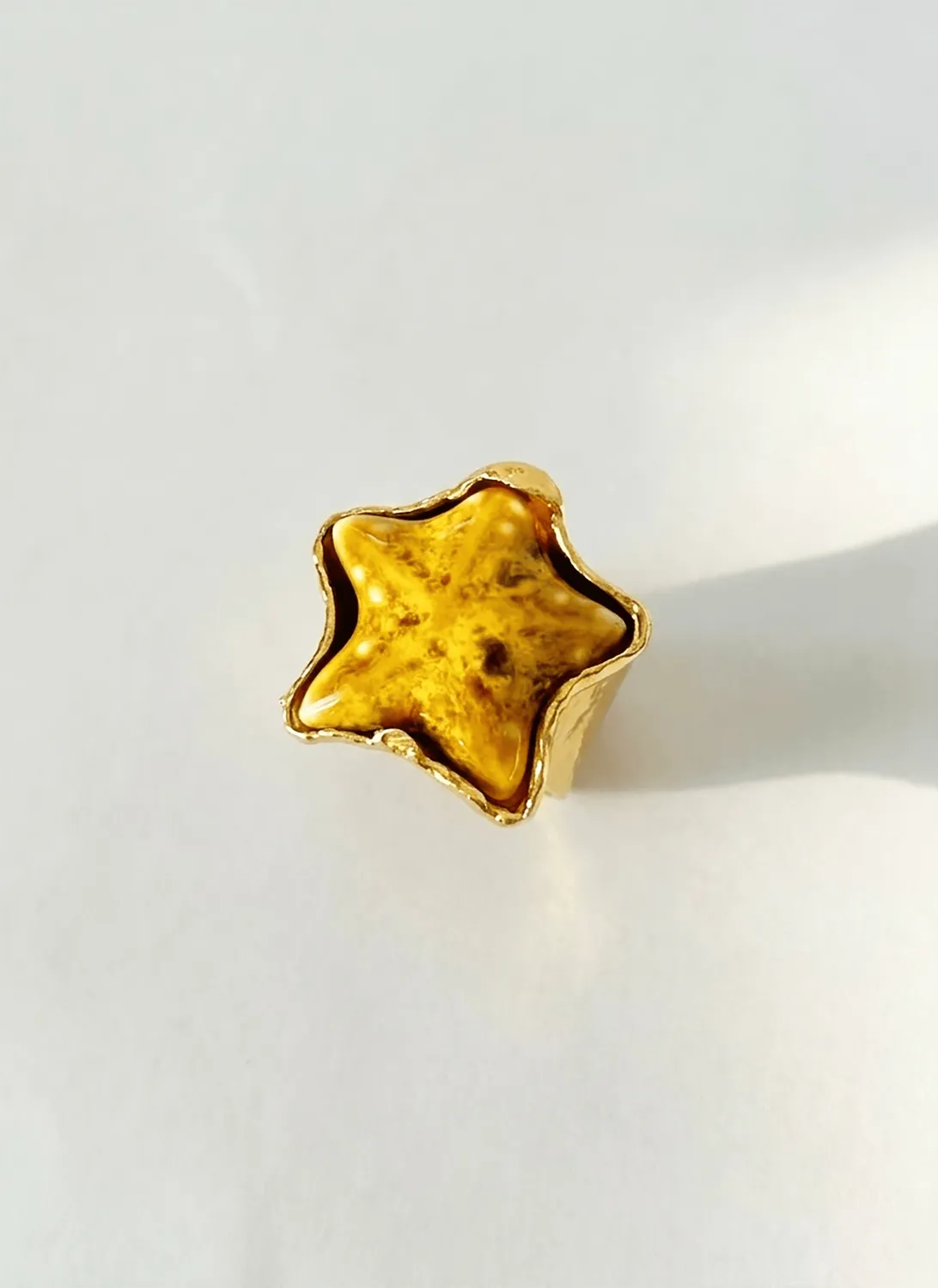Elise Tsikis Vallarti bague étoile céramique ajustable