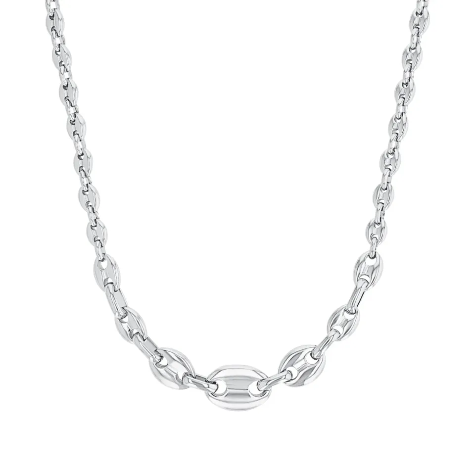 s.Oliver 2034941 collier femme argenté 42+3 cm acier