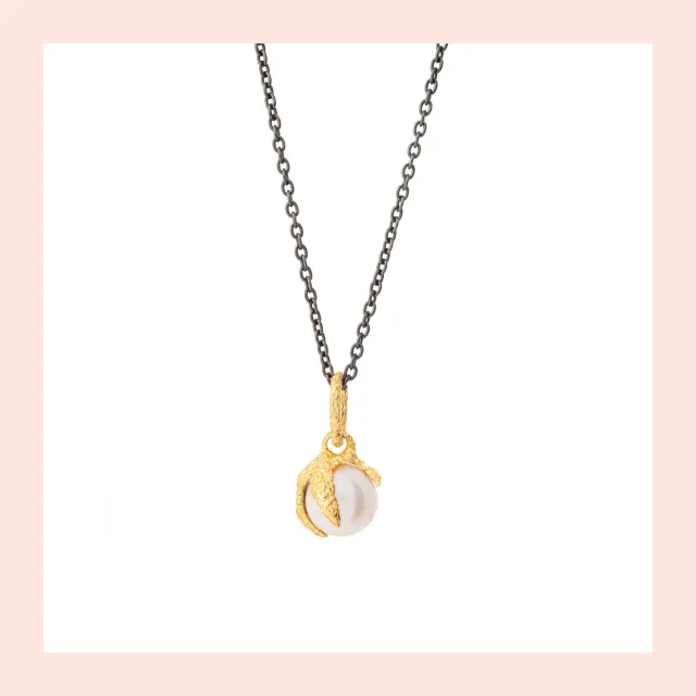 Lorella Tamberi Artemis Talon collier perles quartz 80 cm