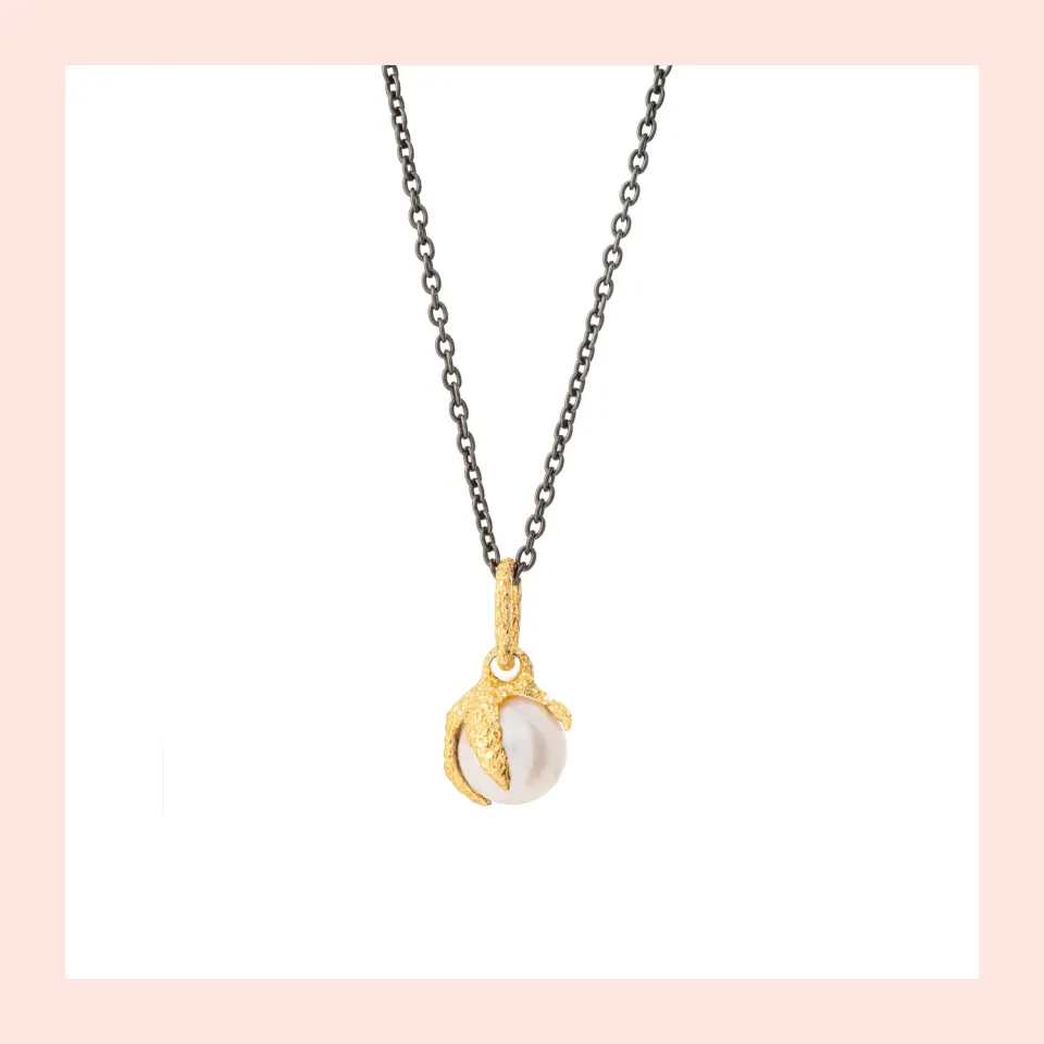 Lorella Tamberi Artemis Talon collier perles quartz 80 cm