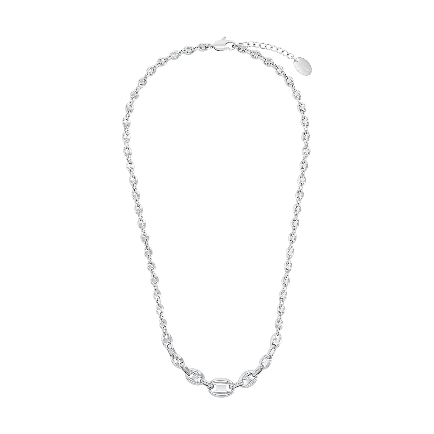 s.Oliver 2034941 collier femme argenté 42+3 cm acier