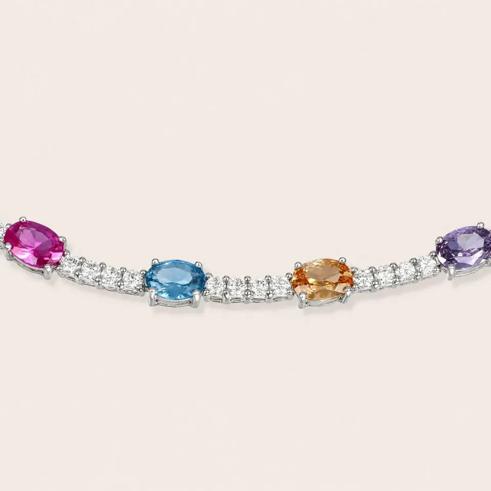 Ultima Edizione Ovalini Multicolor collier ras du cou