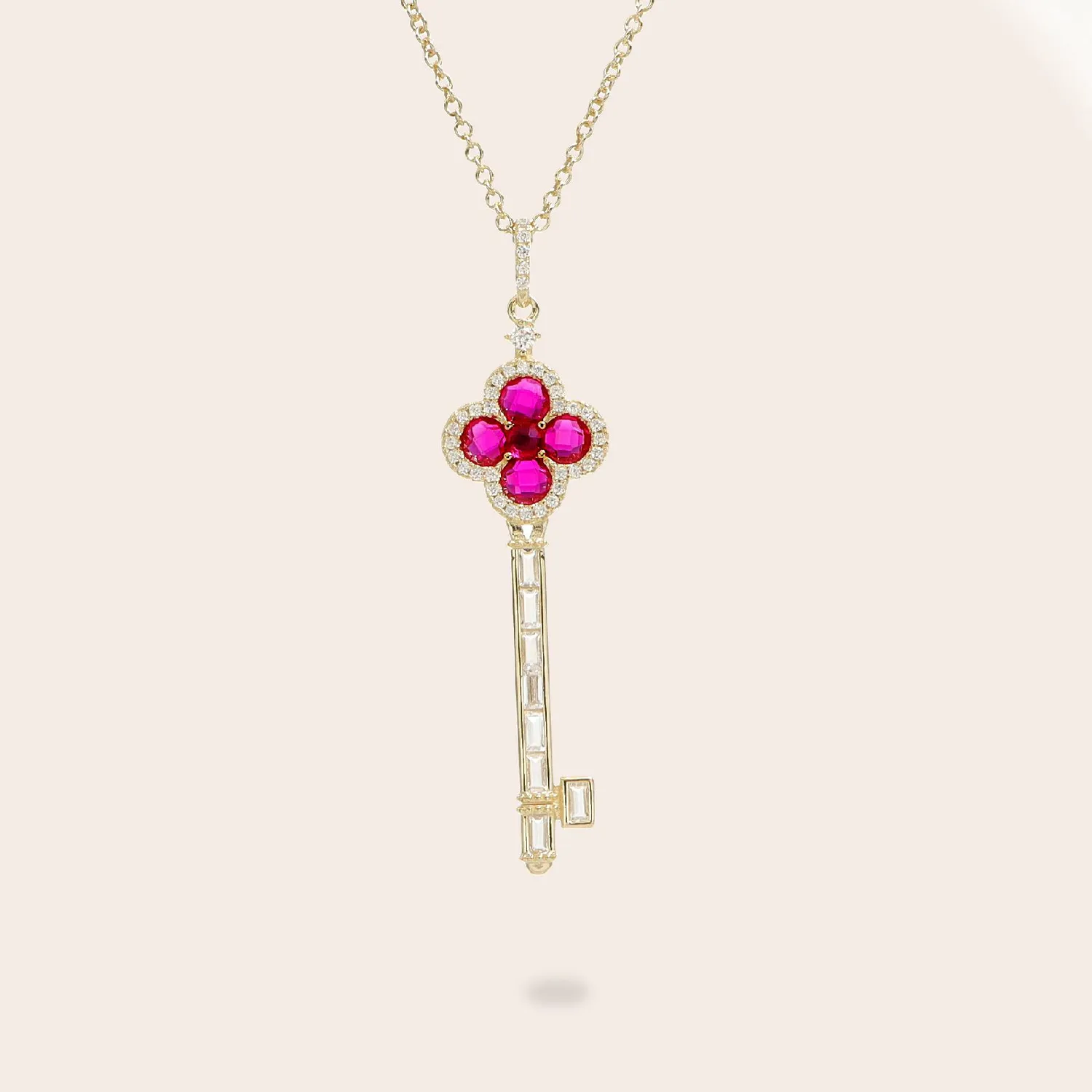 Ultima Edizione Flower Key pendentif fleur couleur