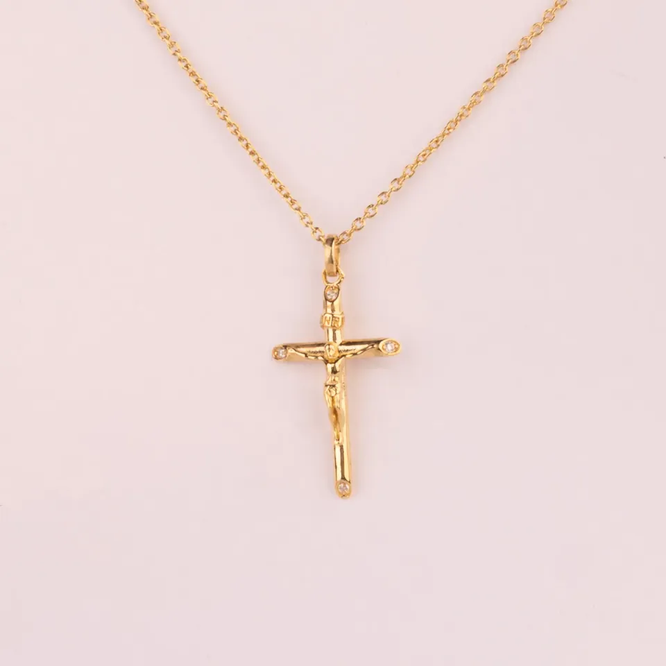 Ultima Edizione Ciondolo Croce pendentif croix doré