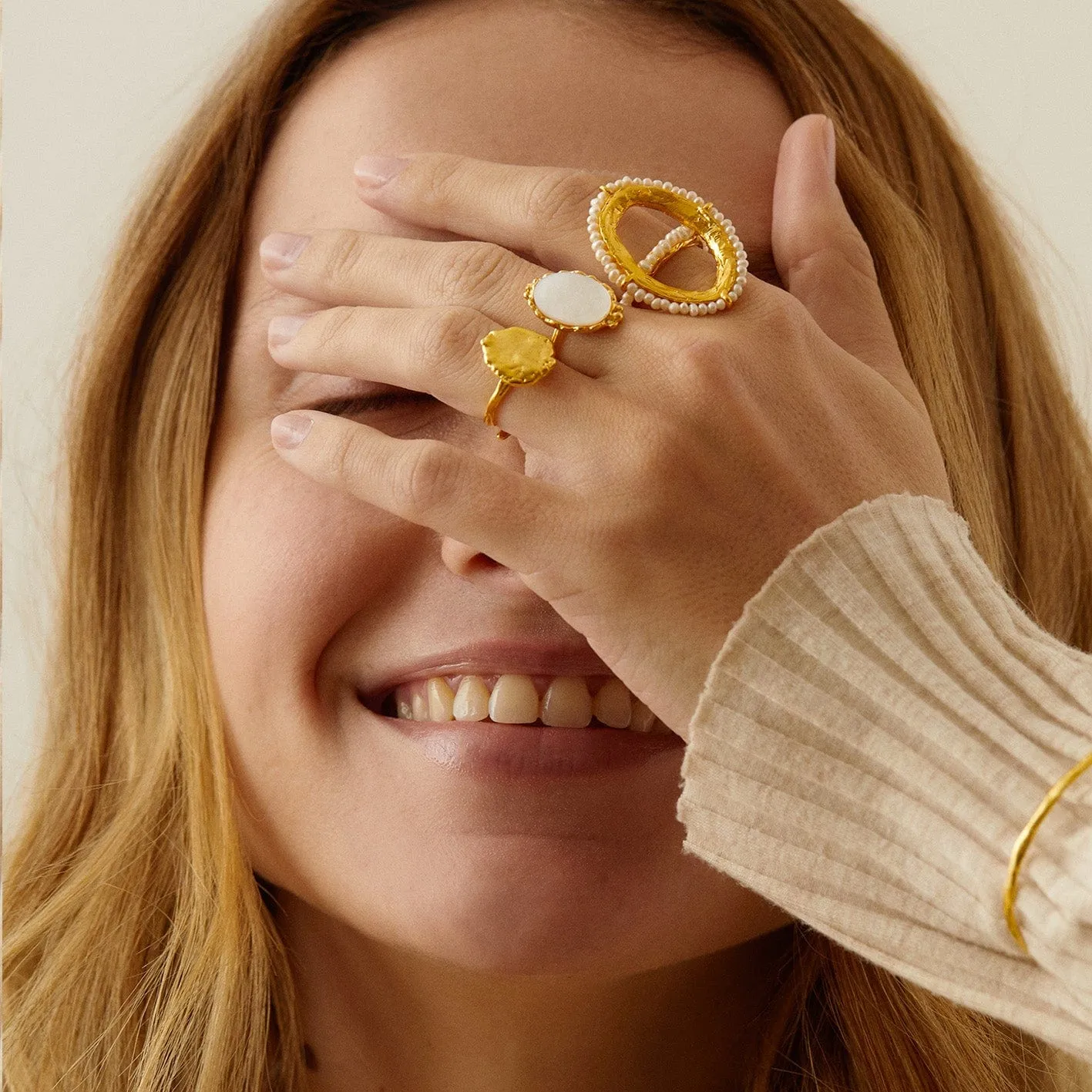 Elise Tsikis Payos bague réglable or jaune