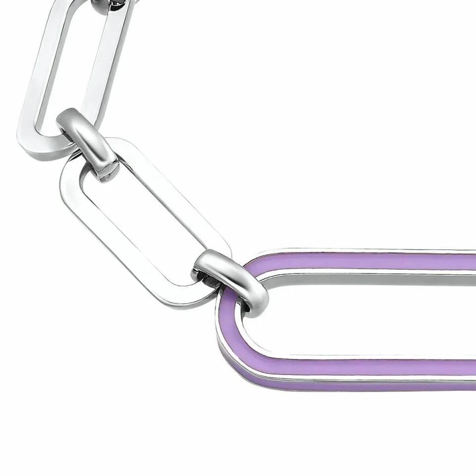 s.Oliver 2034997 bracelet femme acier violet 16+3 cm