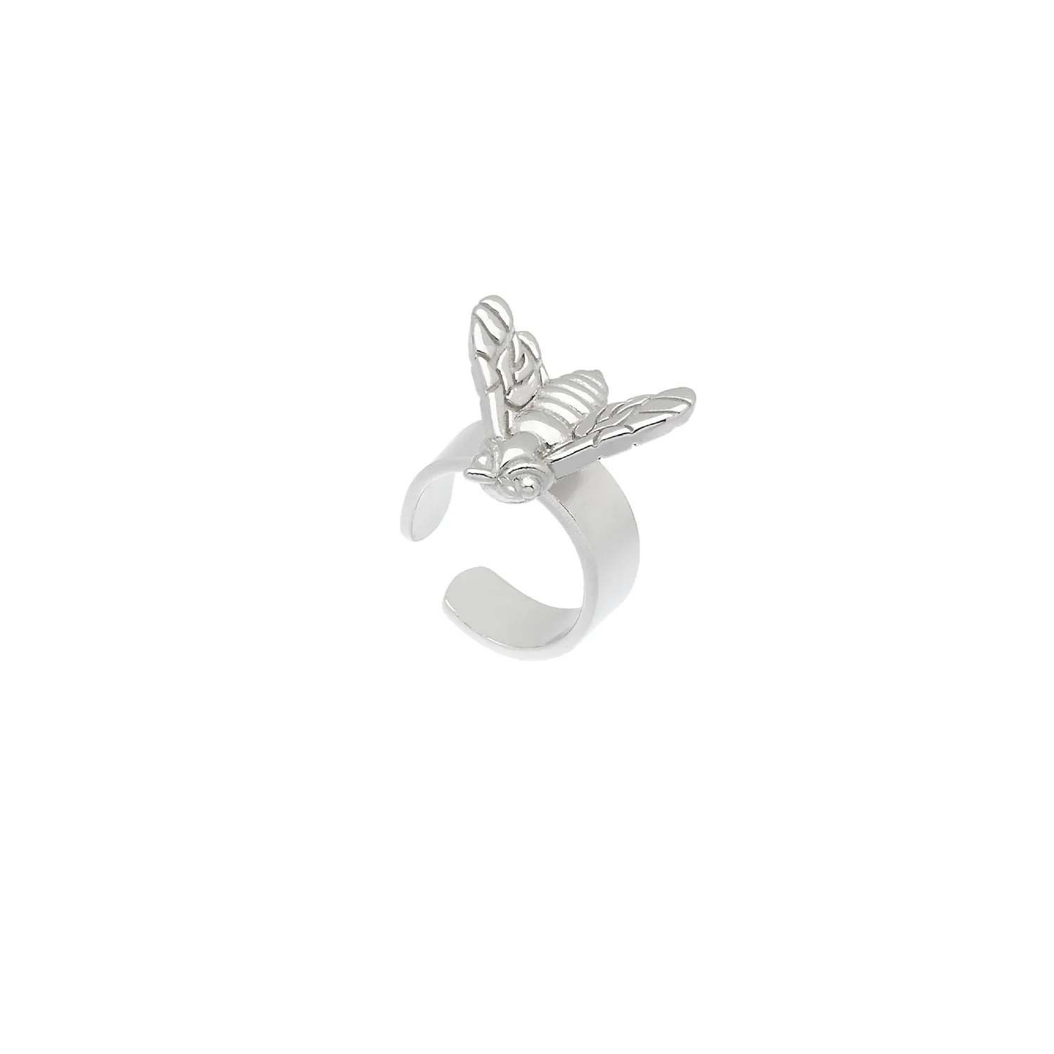 Lorella Tamberi Canal Bee Queen Small Bee ear cuff argenté