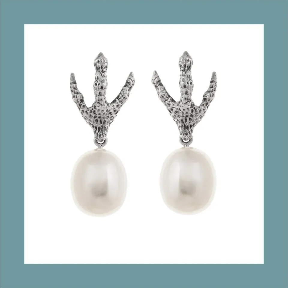 Lorella Tamberi Canal Artemis Talon boucles perle goutte