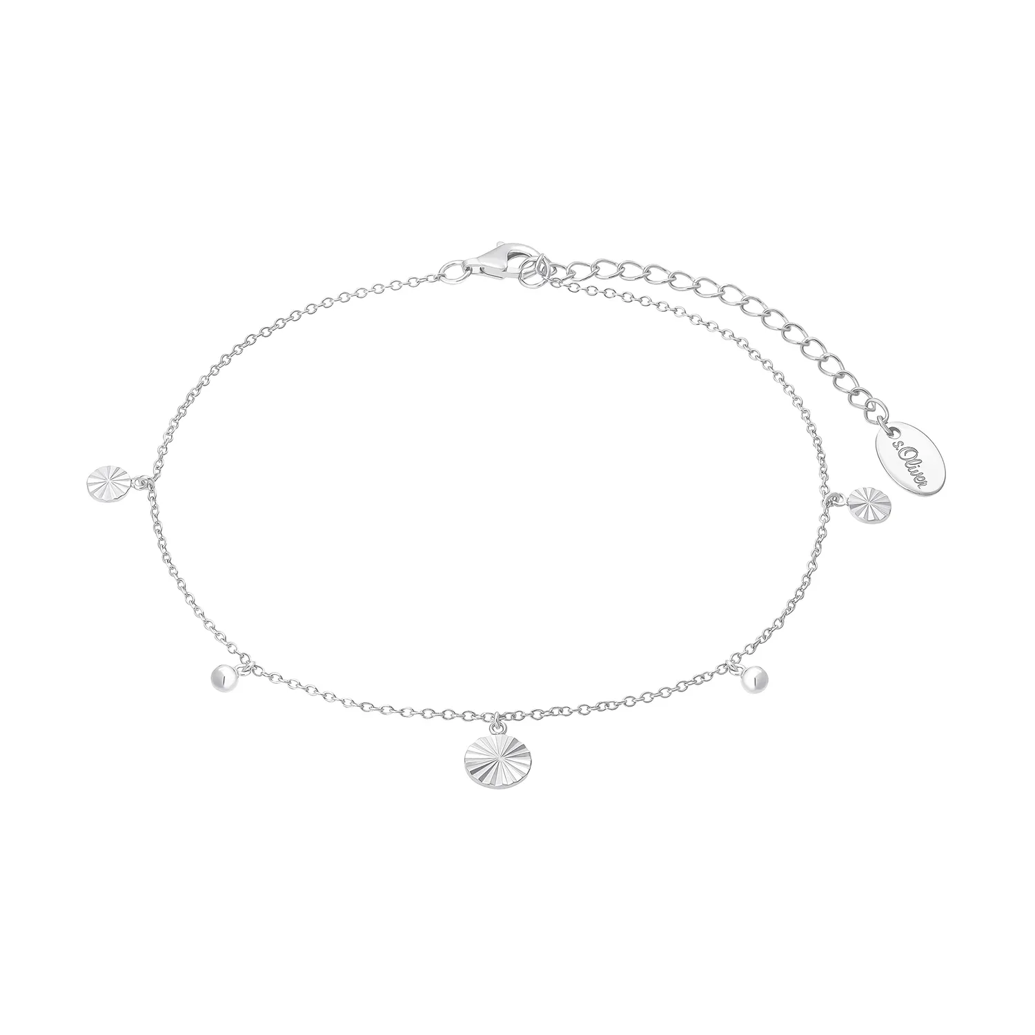 s.Oliver Bracelet Cheville Étoile Argent 22+5 cm Été