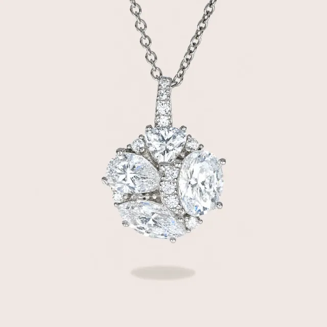 Ultima Edizione total white pendentif multiforme blanc