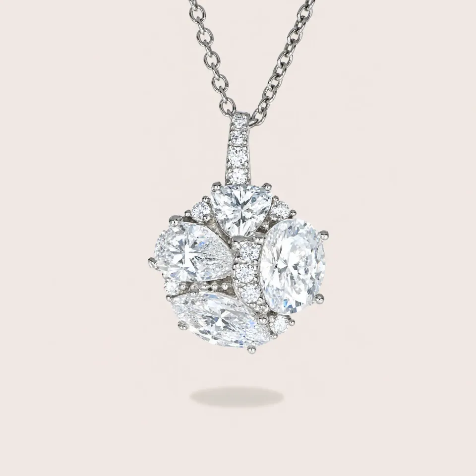 Ultima Edizione total white pendentif multiforme blanc