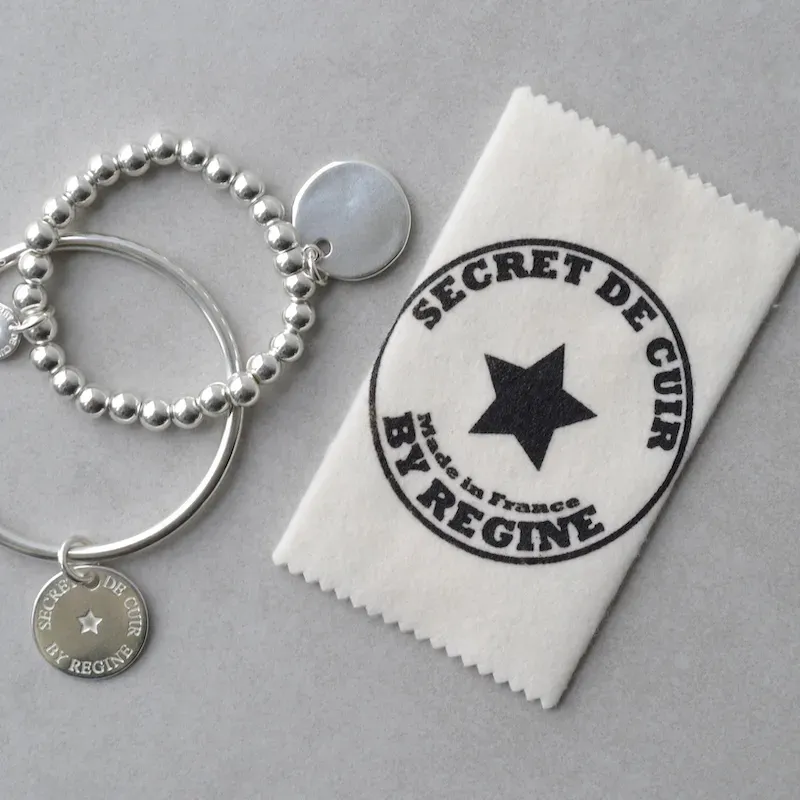 Secret de Cuir lingette nettoyante bijoux fantaisie imprégnée
