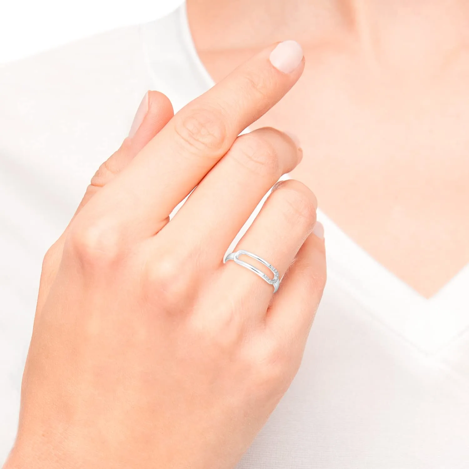 s.Oliver 2034857 bague argent zircone taille 56