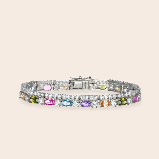 Ultima Edizione Double Fila bracelet double rang zircons