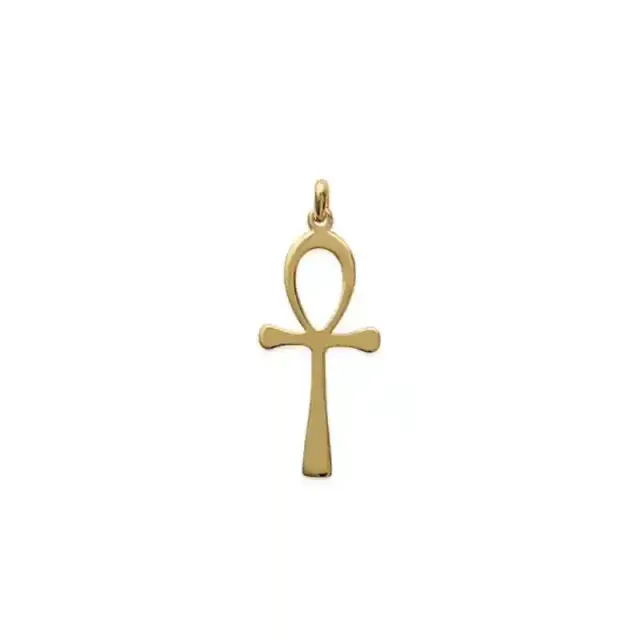 Oriana France pendentif croix égyptienne plaqué or ankh