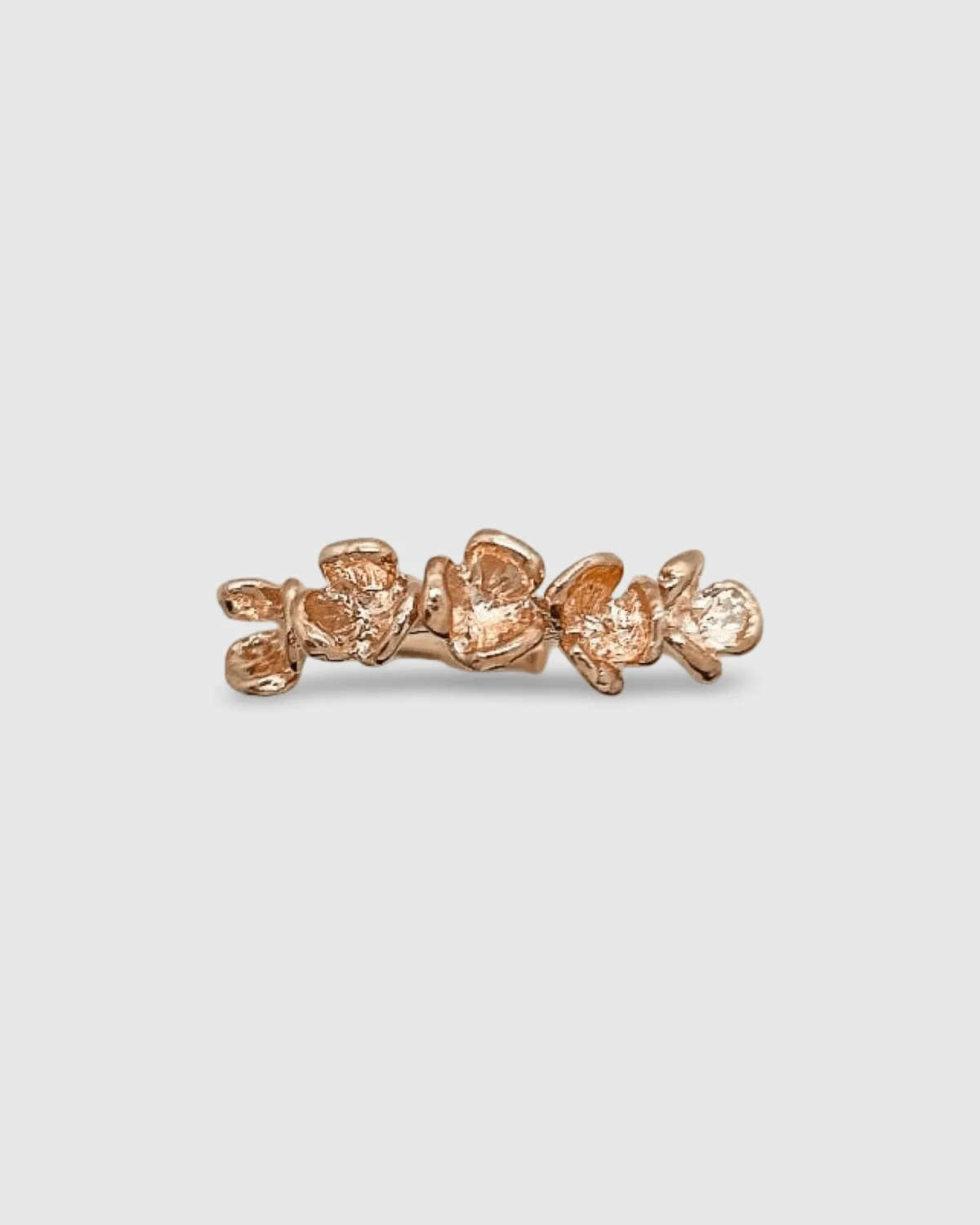 Elise Tsikis Jamne bague fleur or jaune ajustable
