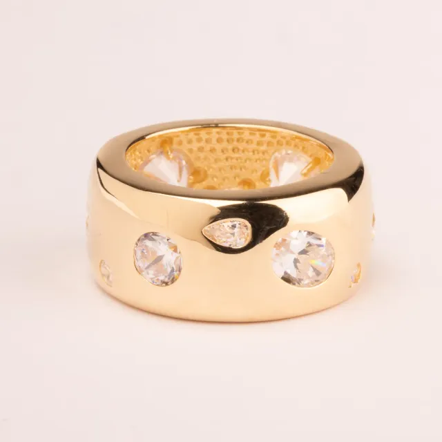 Ultima Edizione Fascia zircons bague multiforma