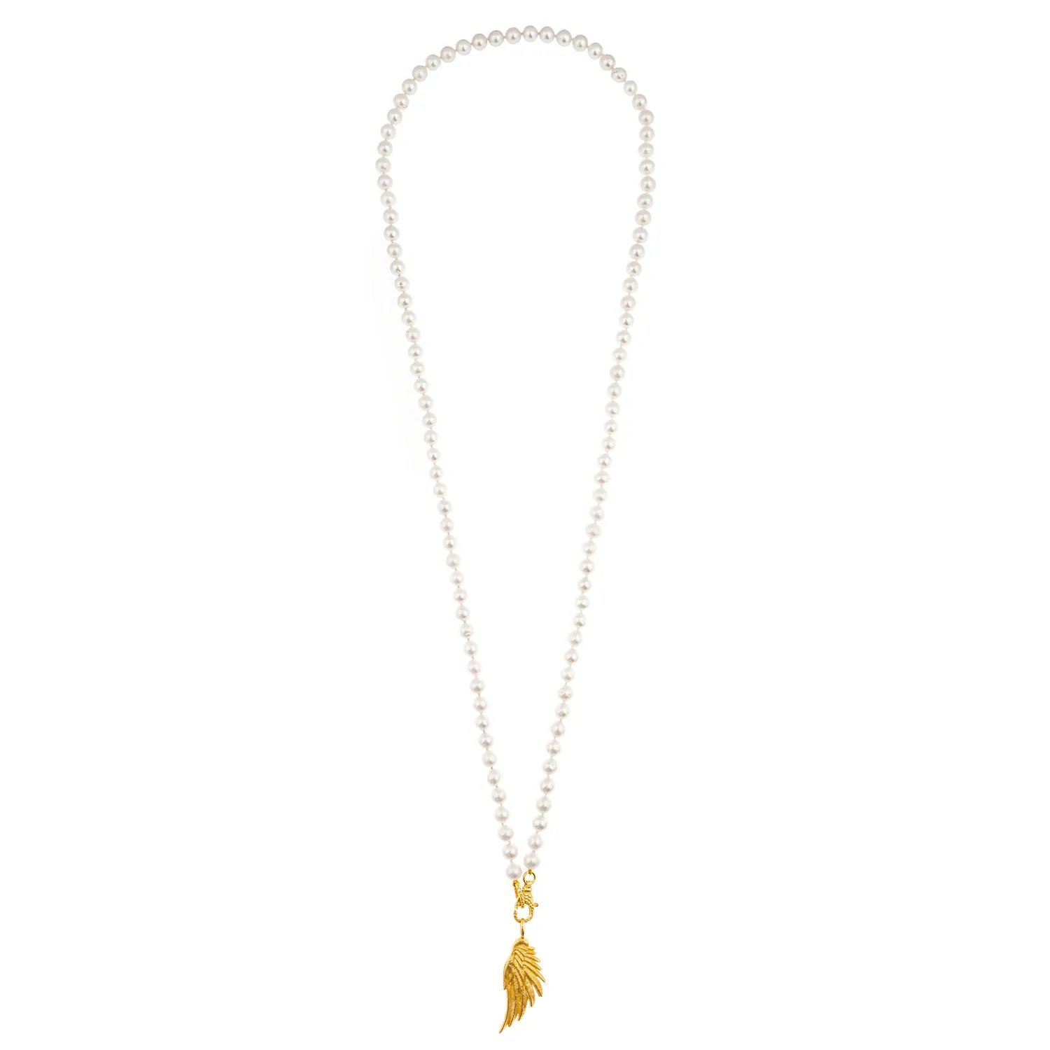 Lorella Tamberi Canal Artemis Wing collier perles 92 cm