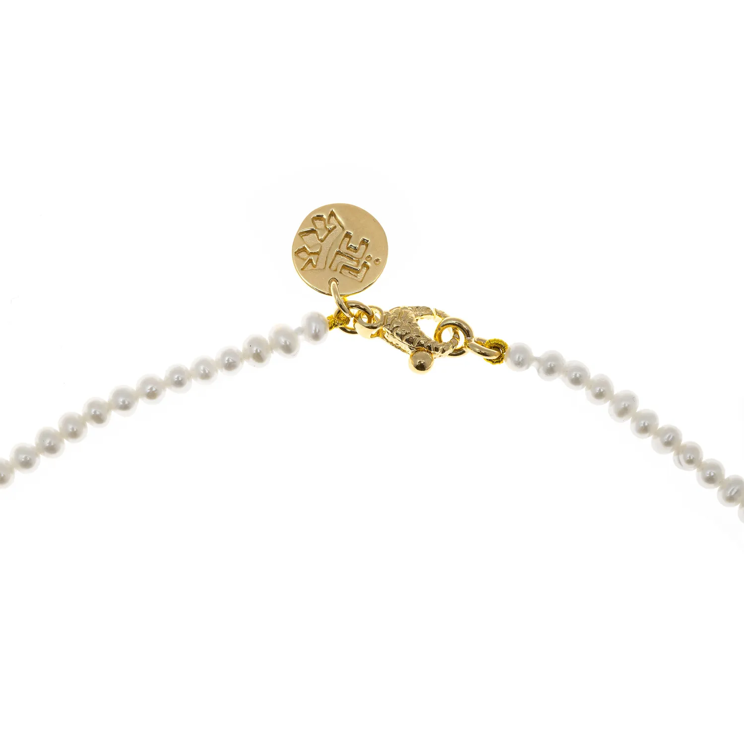 Lorella Tamberi Canal Artemis Talon collier perles 42 cm