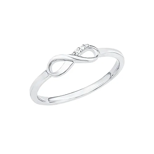s.Oliver SO PURE bague infini argent 925 taille 56 zircones