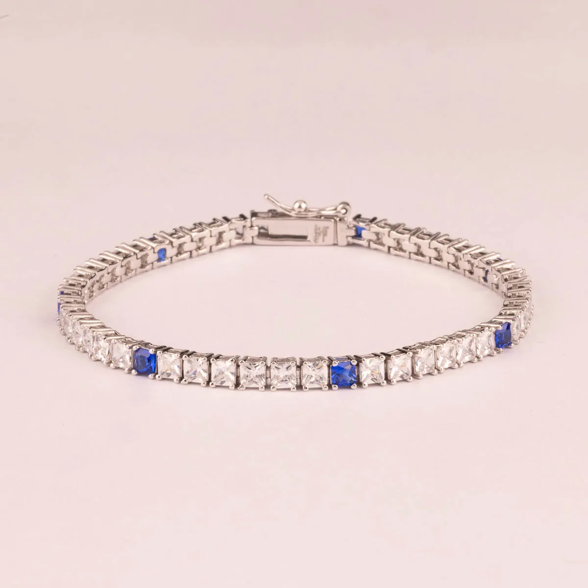Ultima Edizione tennis carré bracelet zircons couleur