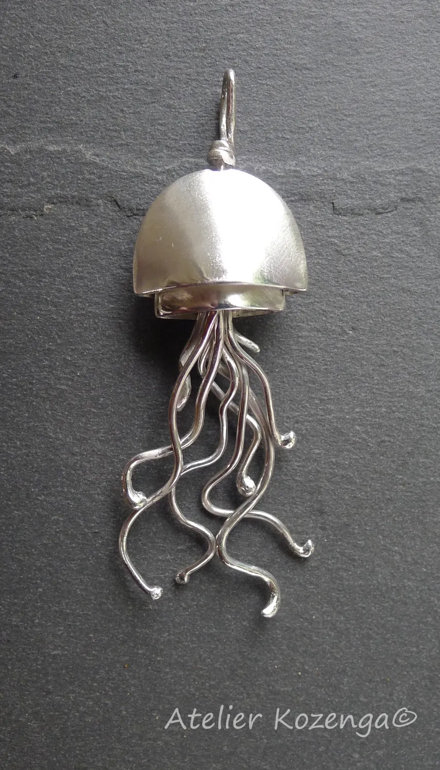 L'Atelier Kozenga Méduse 2 pendentif argent 950