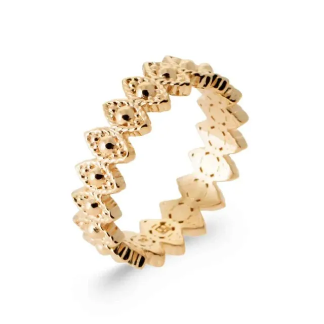 Oriana France oeil bague plaqué or bohème