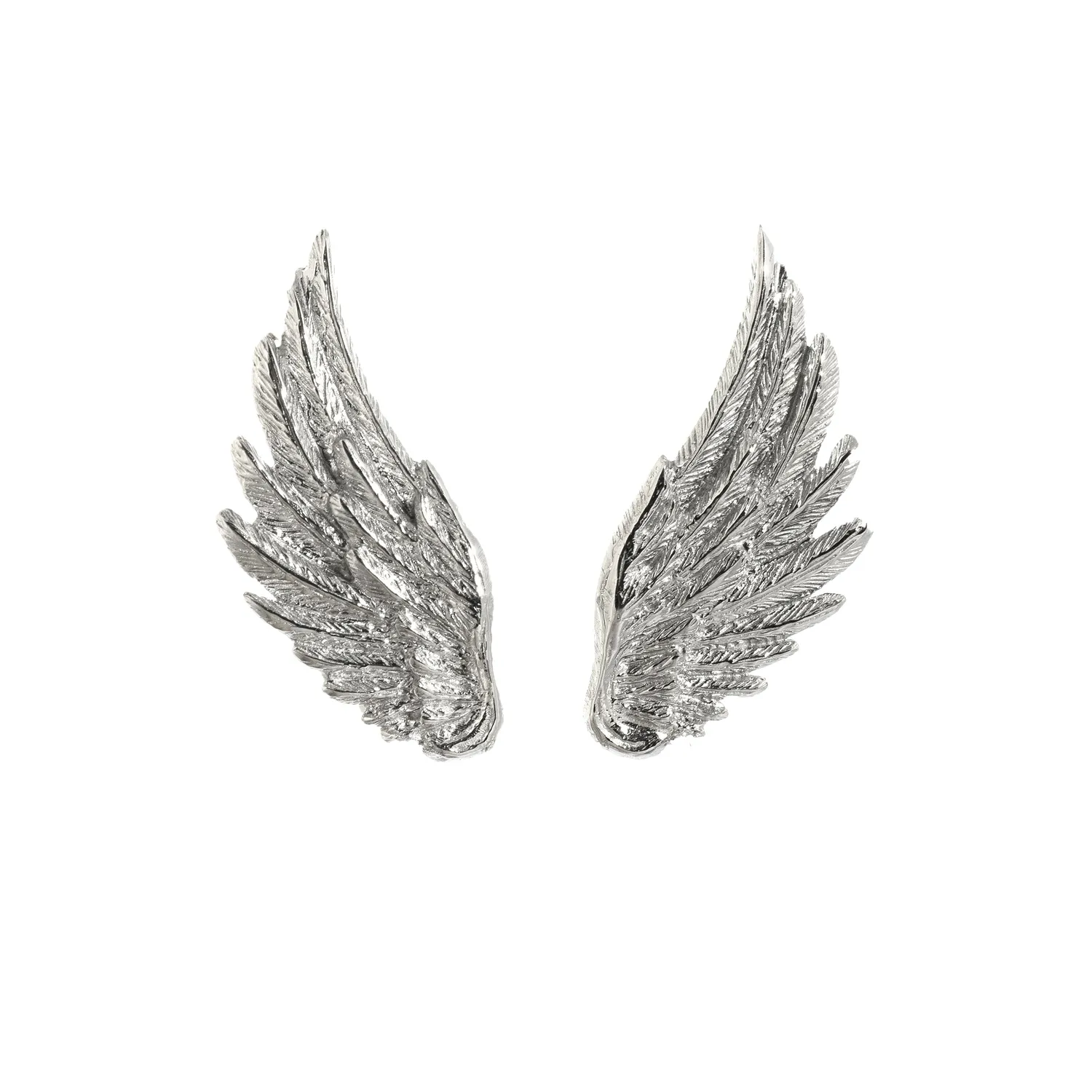 Lorella Tamberi Canal Artemis Wing boucles argenté gravé