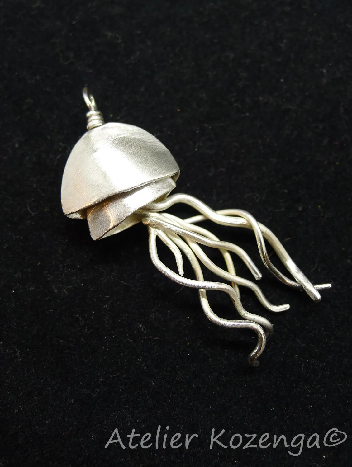 L'Atelier Kozenga Méduse pendentif argent 950