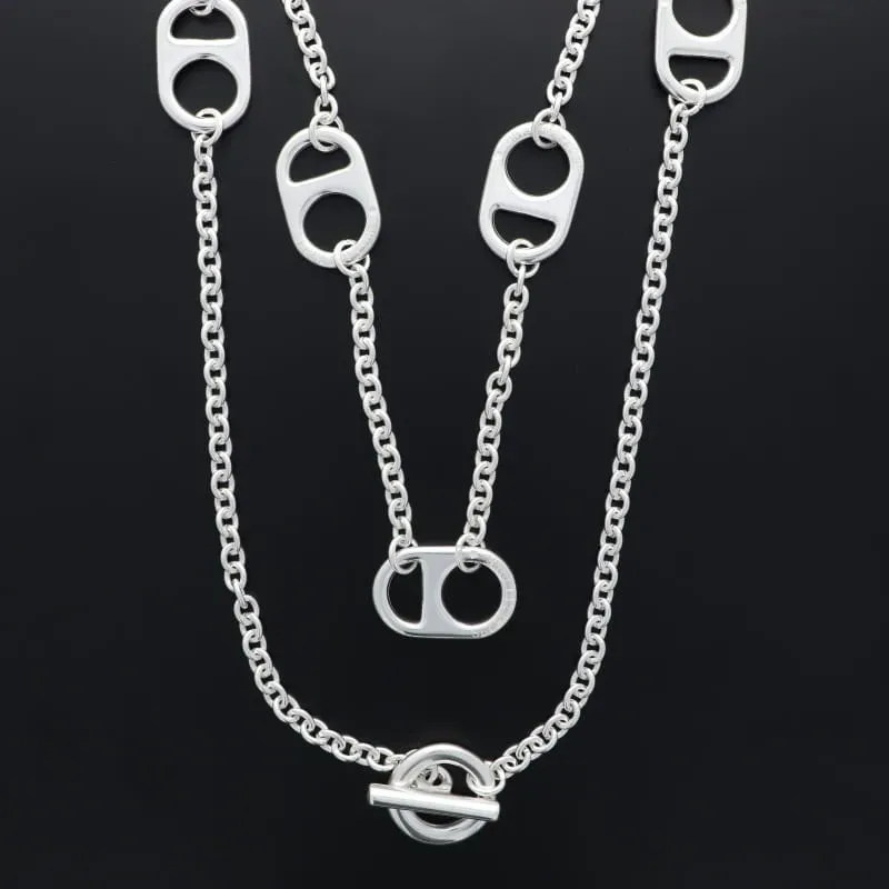 Secret de Cuir N°645 sautoir capsule plaqué argent