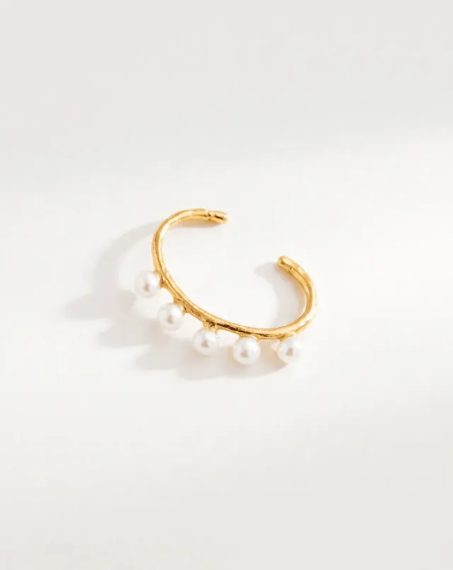 Elise Tsikis Moly Pearl earcuff perles sans perçage