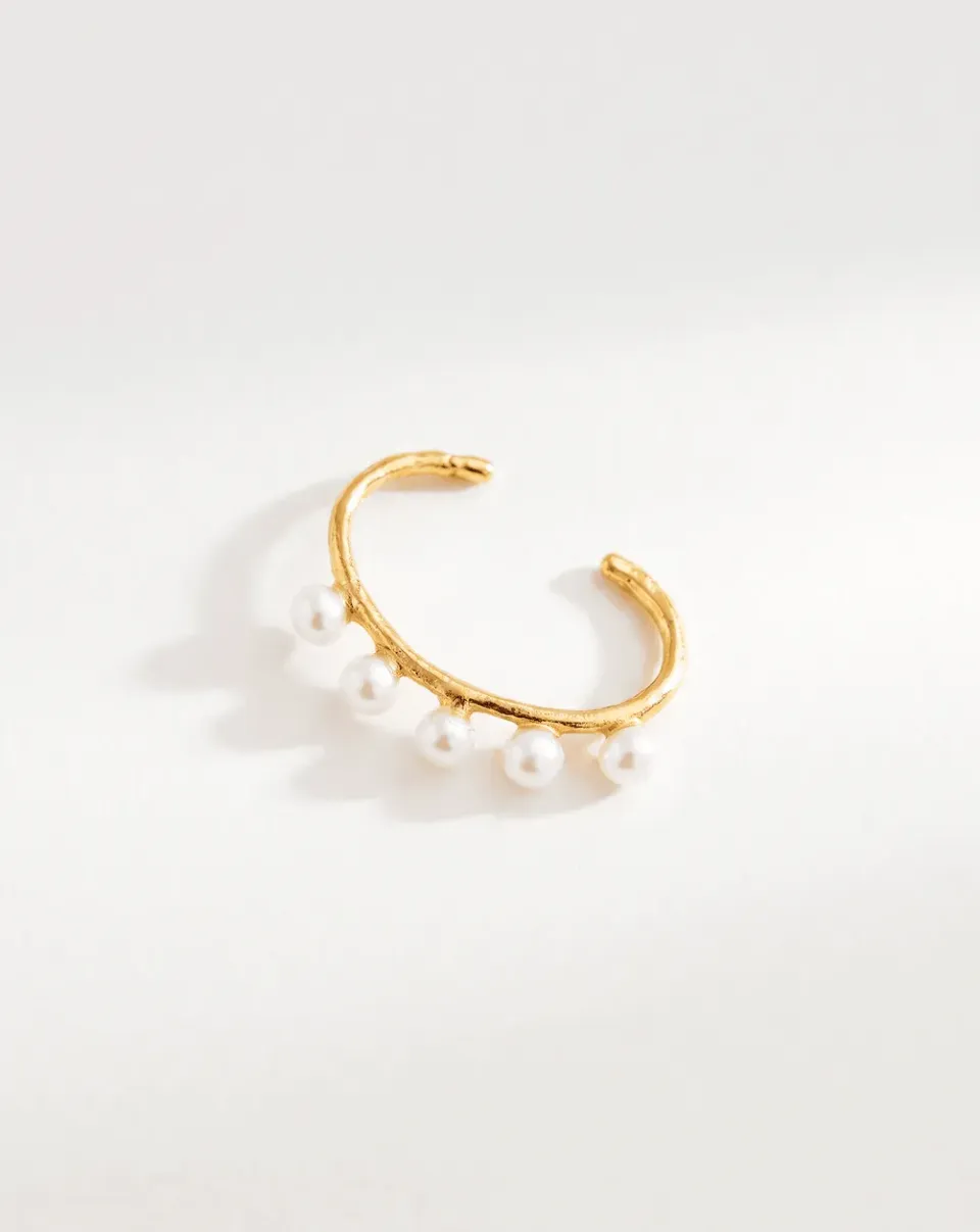Elise Tsikis Moly Pearl earcuff perles sans perçage