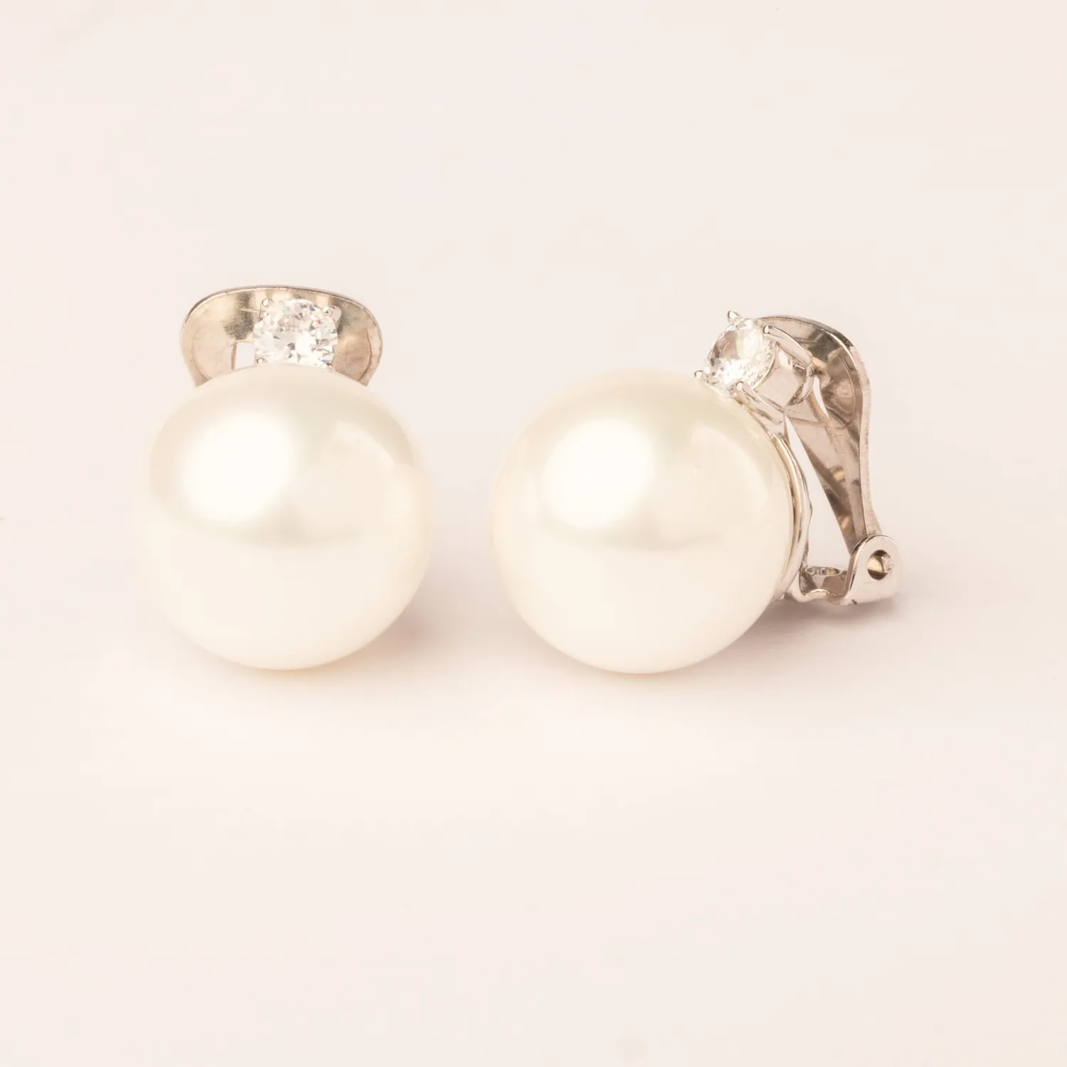 Ultima Edizione Brillante boucles d’oreilles perle 14 mm