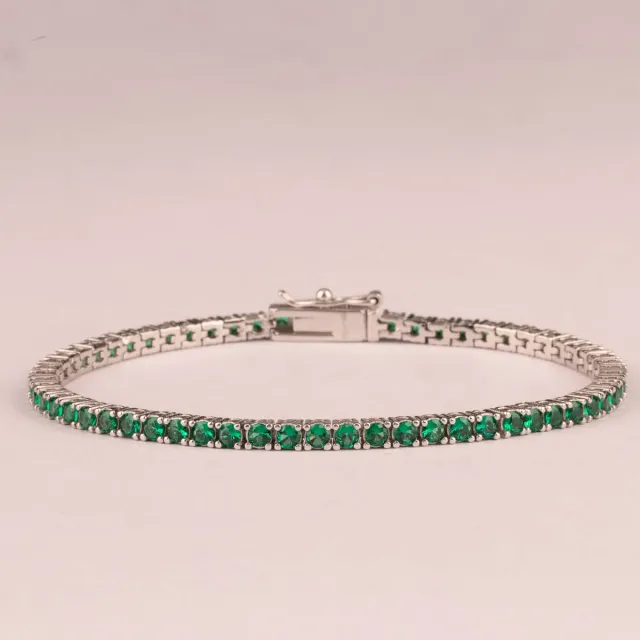 Ultima Edizione Tennis 2,5 mm bracelet zircons blancs
