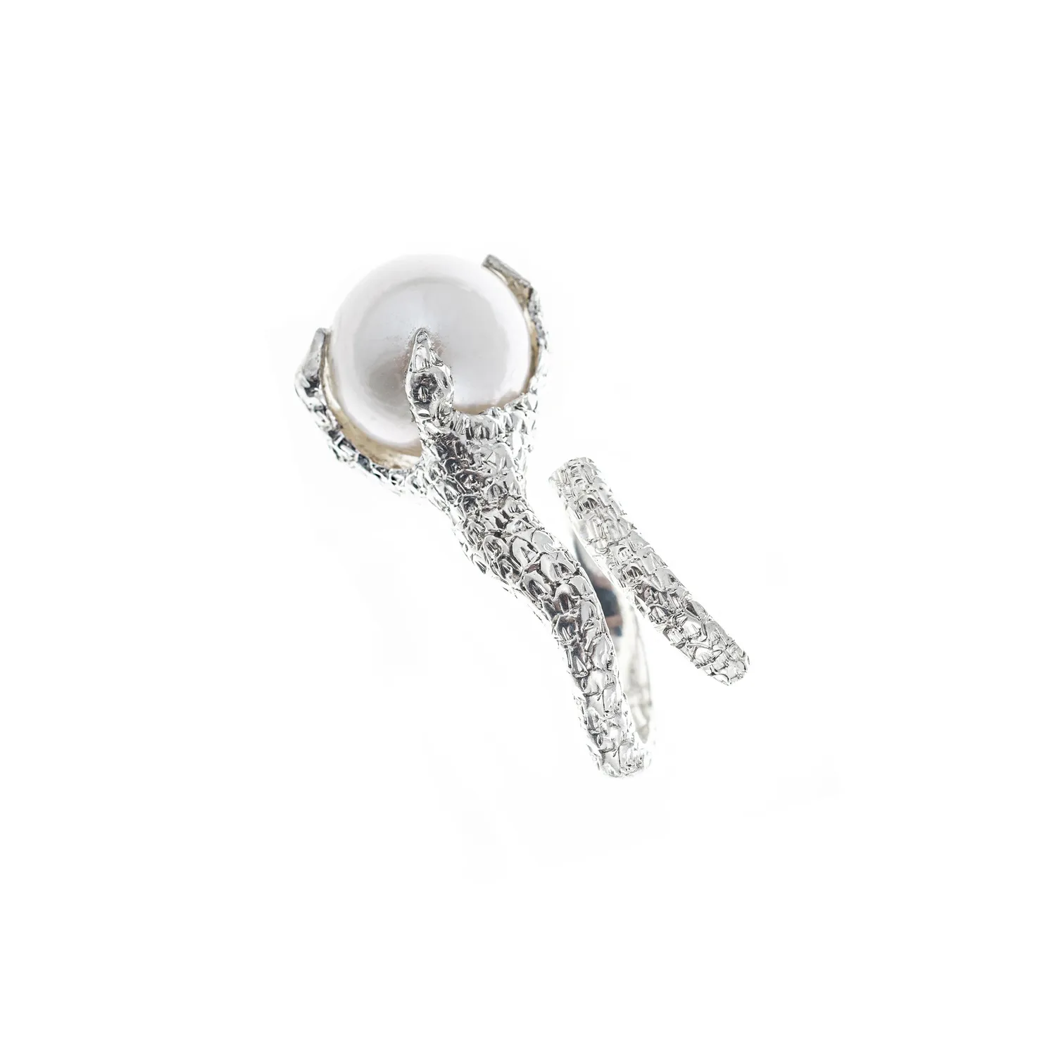 Lorella Tamberi Canal Artemis bague serre perle eau douce