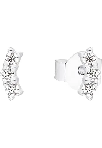 s.Oliver clous d'oreilles argent zircone 0,6 cm femme