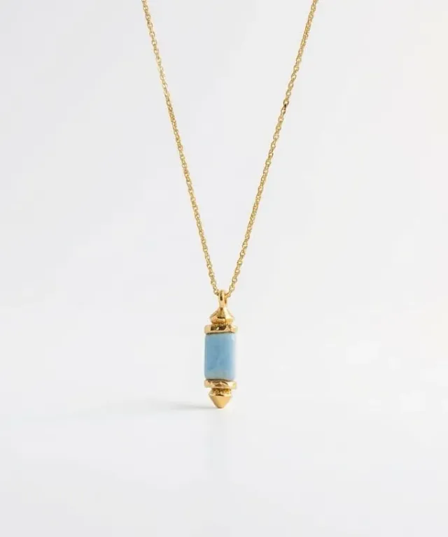 Elise Tsikis Alika collier bleu