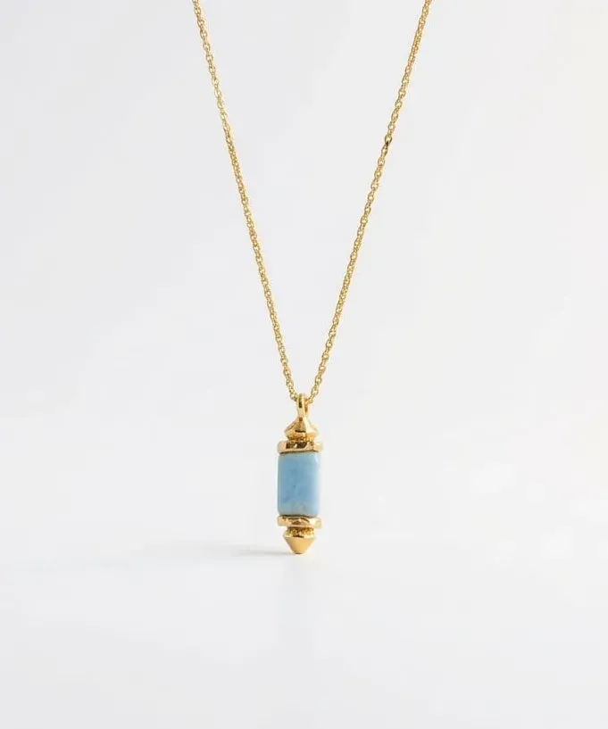 Elise Tsikis Alika collier bleu