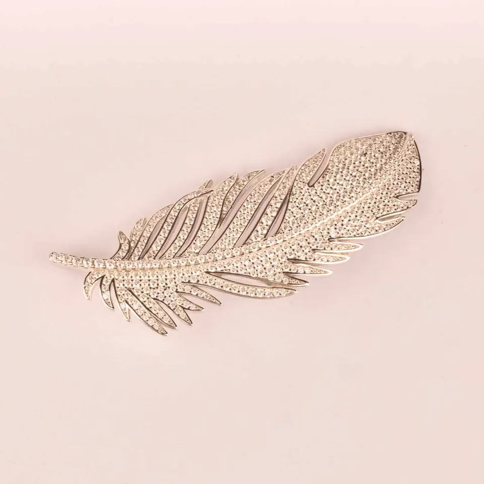 Ultima Edizione Piuma broche plume fine
