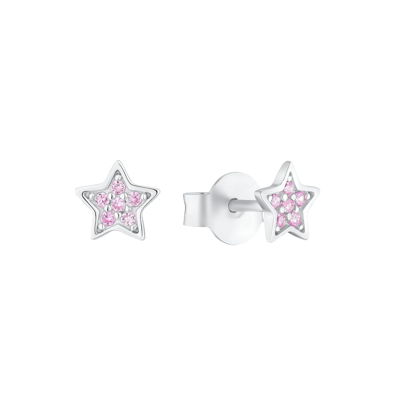 s.Oliver clous fille argent étoile bleue cristal