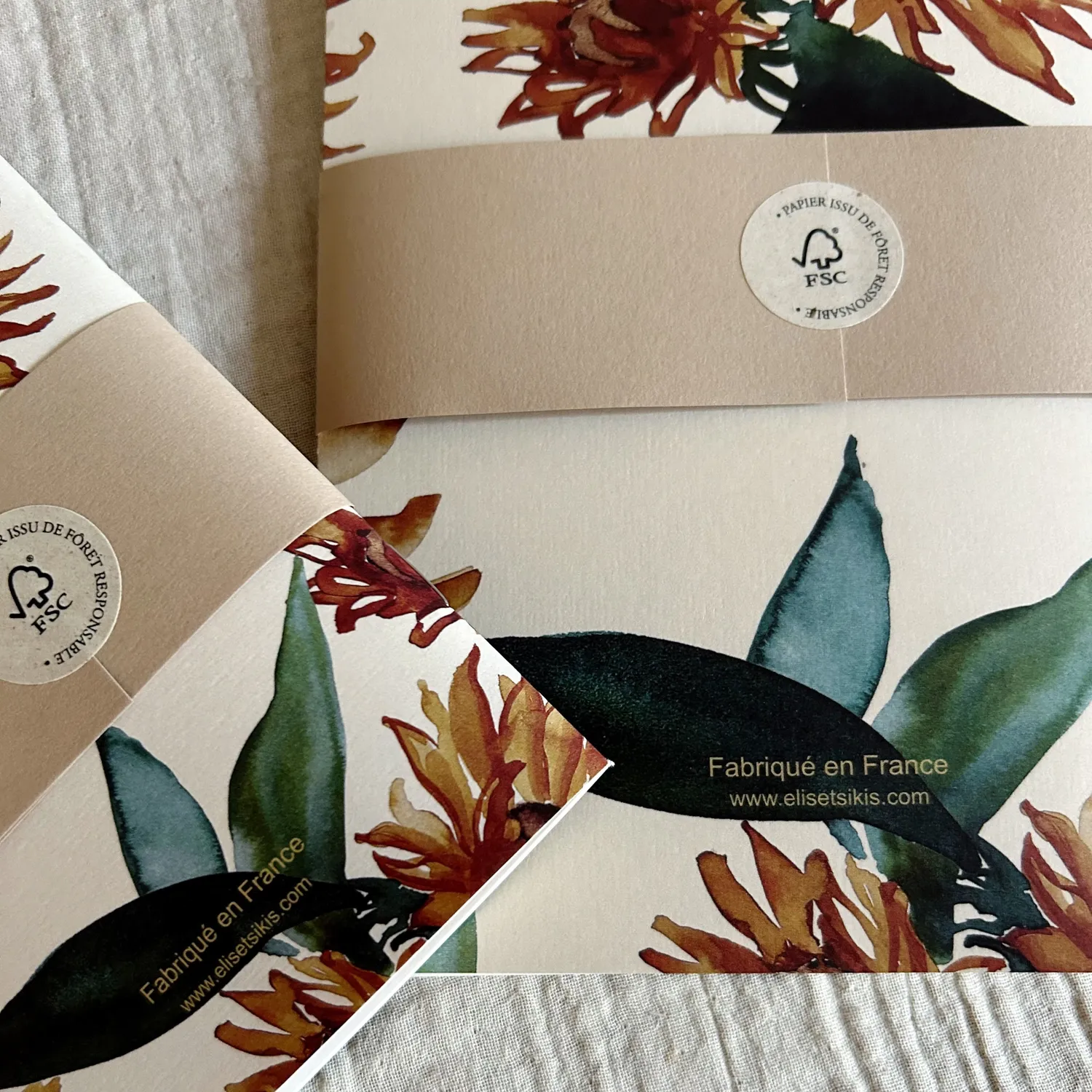 Elise Tsikis Gisele carnet tournesol A5+A6
