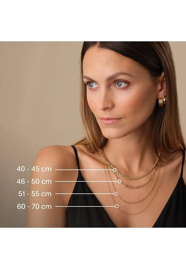s.Oliver 88756886 collier acier inoxydable femme