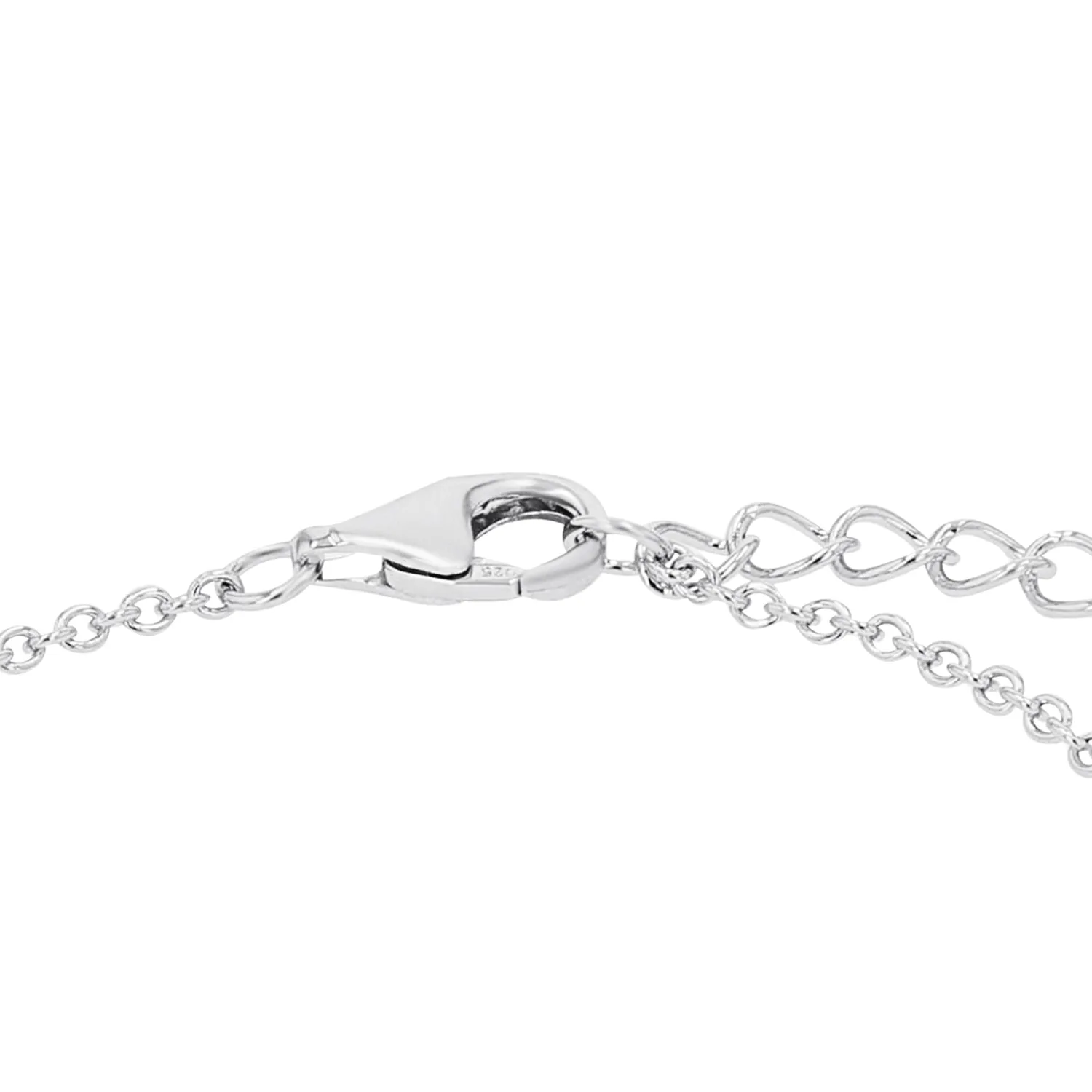 s.Oliver Bracelet Fille Argent 925 Cœur Blanc