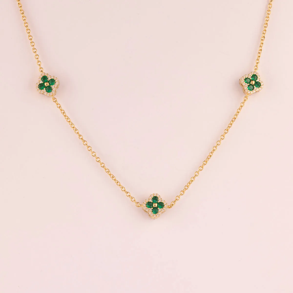 Ultima Edizione Mini Flowers collier chaine 90 cm fleurs