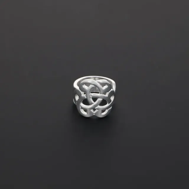 Secret de Cuir N°365 Serenity bague réglable plaqué argent