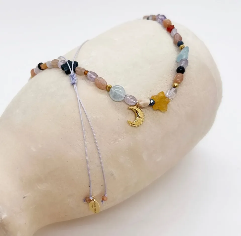 Elise Tsikis Hypnos collier enfant pierres lune
