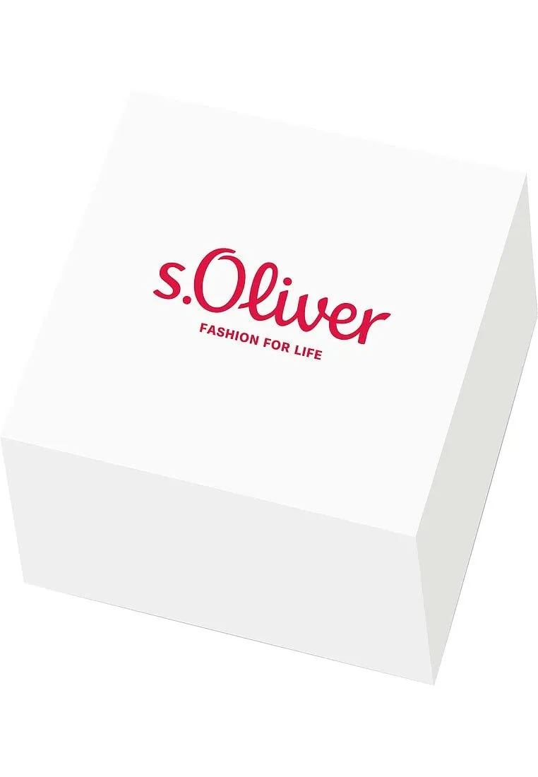 s.Oliver 2034844 boucles d’oreilles étoile doré 0,4 cm argent