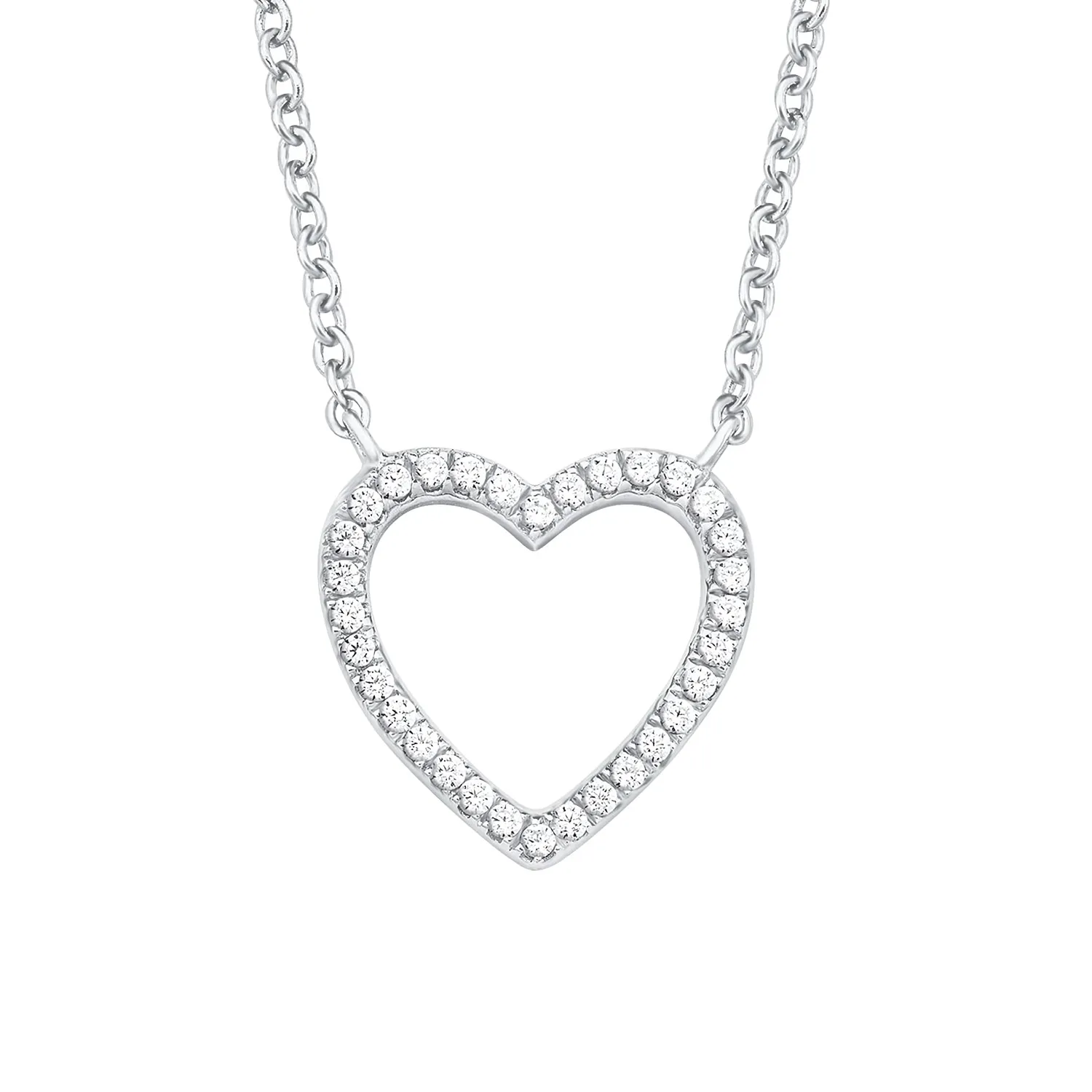 s.Oliver Collier Femme Double Cœur Argent Doppel Herz