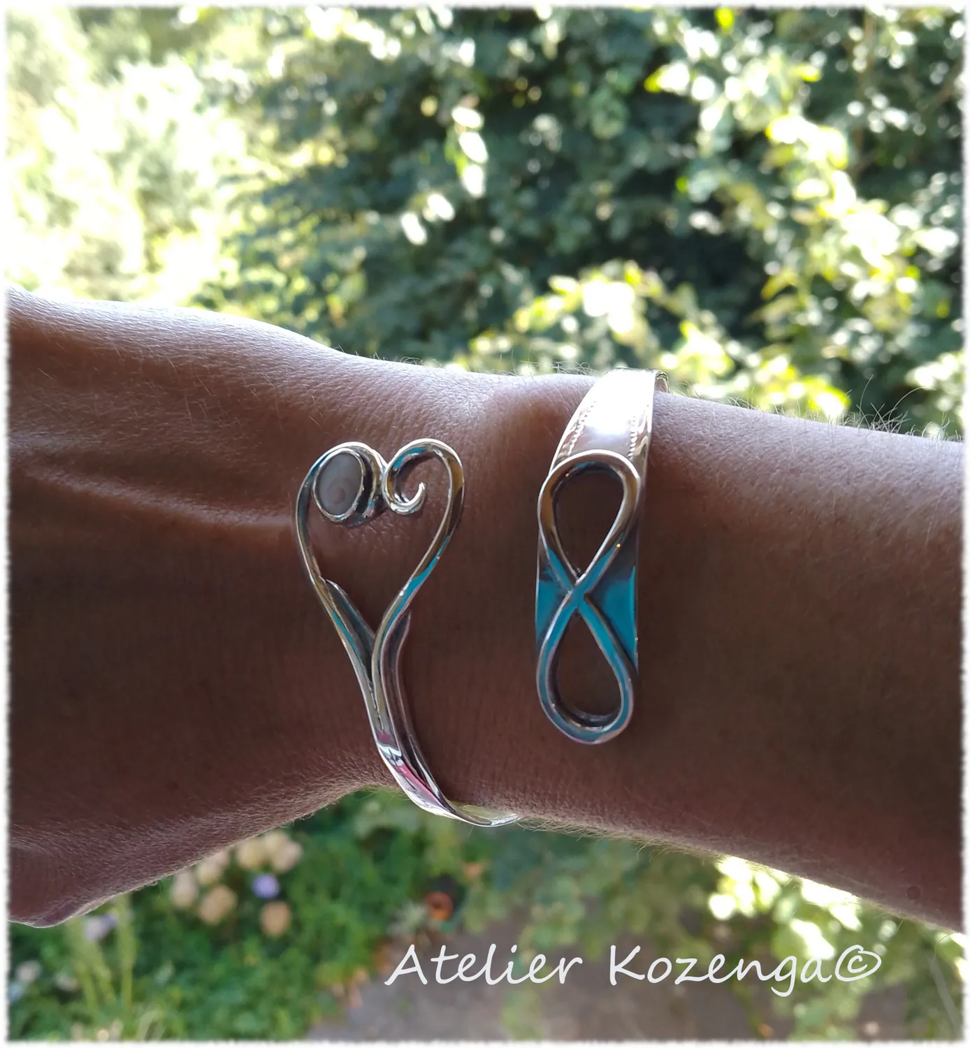 L'Atelier Kozenga Œil de Ste Lucie bracelet argent
