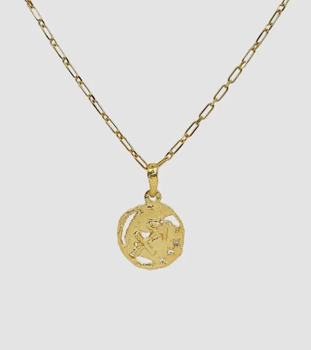Elise Tsikis Astrologia collier Bélier zircons blancs